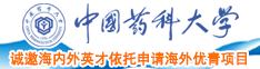 国产大鸡吧中国药科大学诚邀海内外英才依托申请海外优青项目